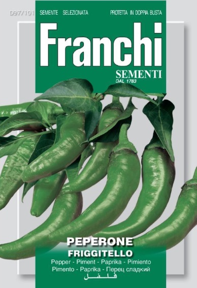 Friggitello pepper (Capsicum annuum) 300 seeds